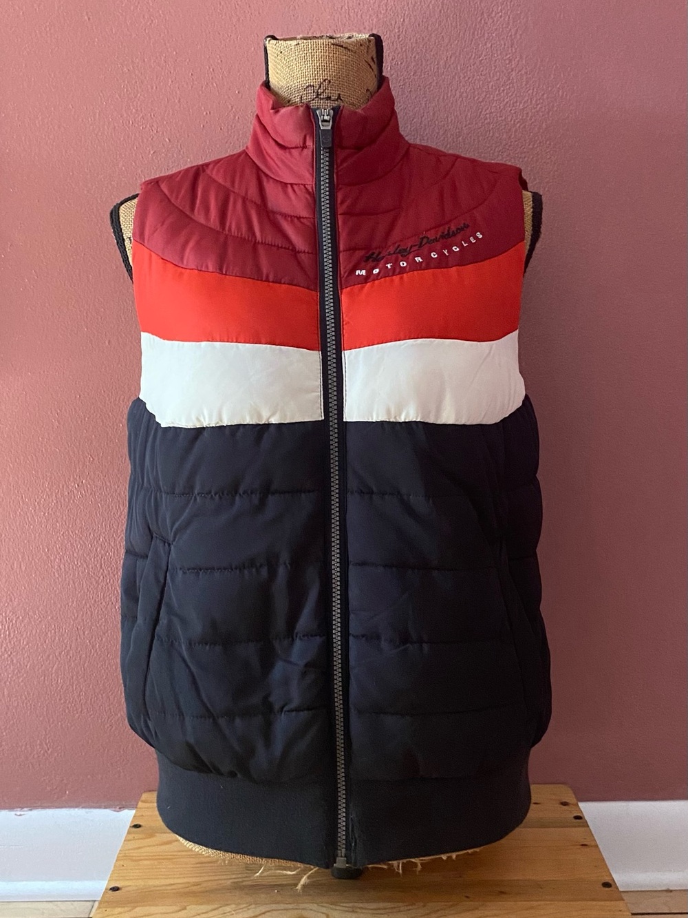 Harley Davidson Women’s  size Small Quilted Puffer Vest